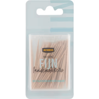 Jumbo Fijn Tandenstokers 100 Stuks