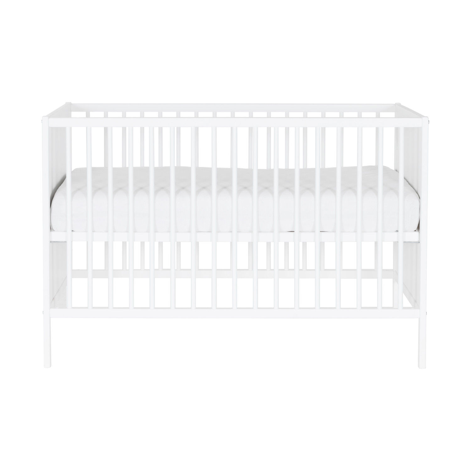 Puck Element Babybed Beuken Wit 60 x 120 cm