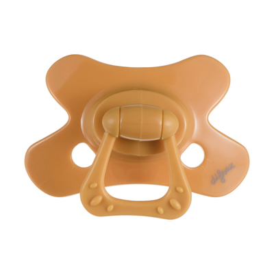 Difrax Naturel Fopspeen Geel 6+ Mnd