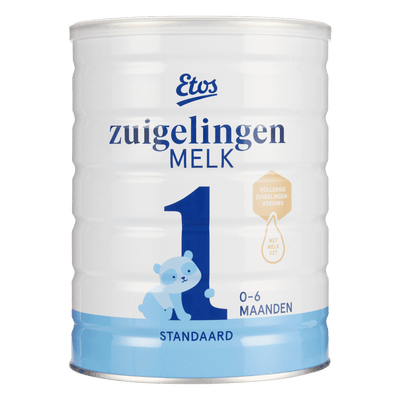 Etos Zuigelingenmelk Standaard 1 met melkvet voor baby's van 0 - 6 maanden - 800 gram