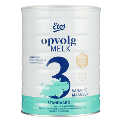 Etos Opvolgmelk Standaard 3 met melkvet voor baby's vanaf 10 maanden - 800 gram