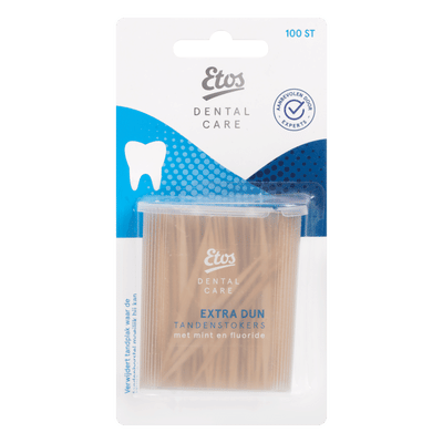 Etos Dental Care Houten Tandenstokers Extra Dun 100 stuks