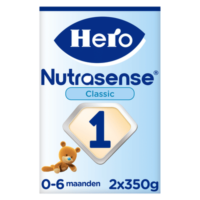 Hero Nutrasense Classic Zuigelingenvoeding 1 (0-6m) met melkvet 700 GR