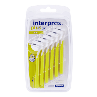 Interprox Plus Mini Ragers Geel - 6 stuks