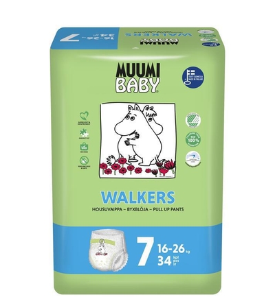 Moomin Baby  luierbroekjes maat 7 - 34 stuks