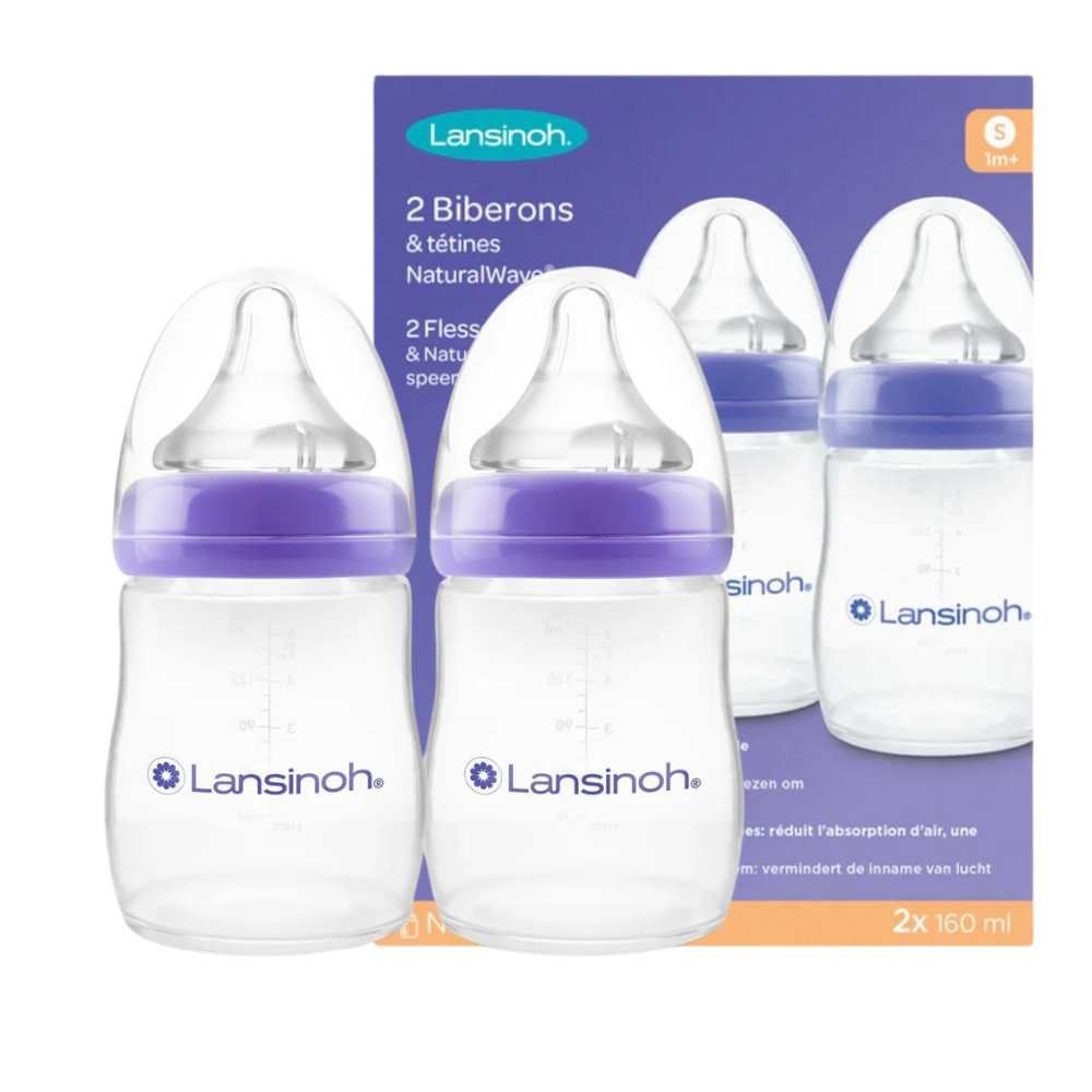 Lansinoh NaturalWave Babyflessen - 160 ml - 2st