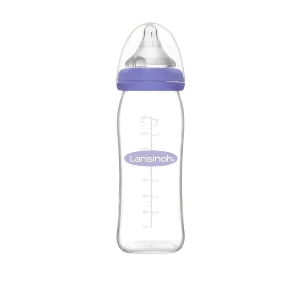 Lansinoh NaturalWave Glazen Babyfles - 240 ml