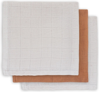 Jollein Hydrofiel Monddoekje Bamboe Katoen - Caramel - 3 Stuks