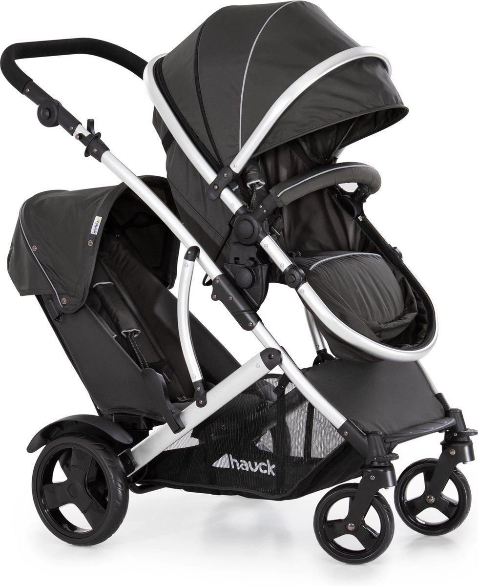 Hauck Duett 2 duo buggy - Vanaf geboorte - Zwart