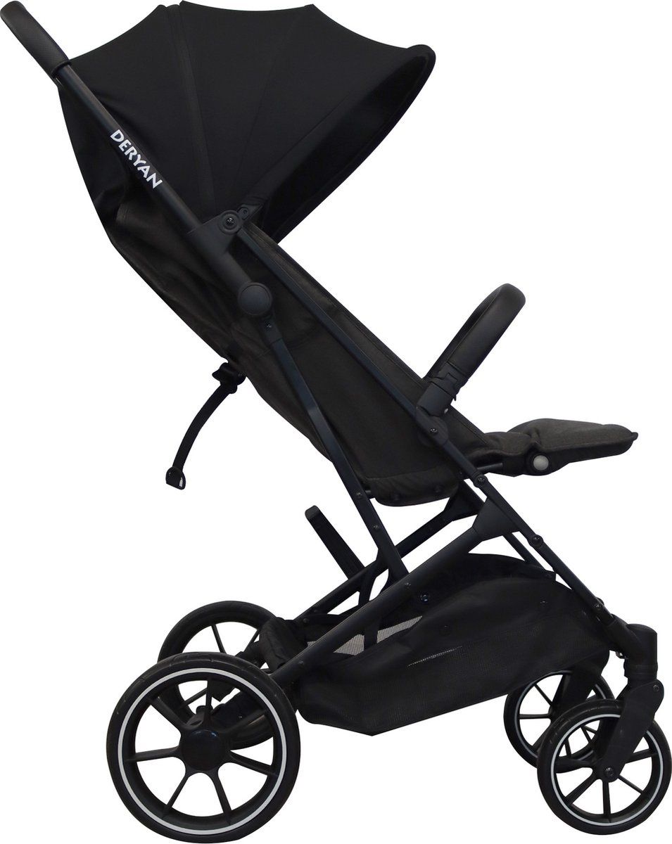 Deryan Rolo XL Luxe Lichtgewicht Buggy - Zwart