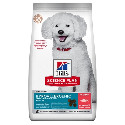 Hill's Science Plan Adult Hypoallergenic Small & Mini met Zalm Hondenvoer - 6 kg - hondenbrokken