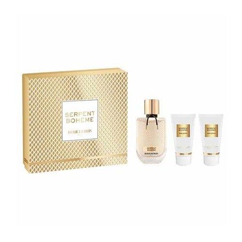 Boucheron Serpent Bohème Gift Set 50ml Eau de Parfum + 50ml Bath & Shower Gel + 50ml Body Lotion - Geschenkset