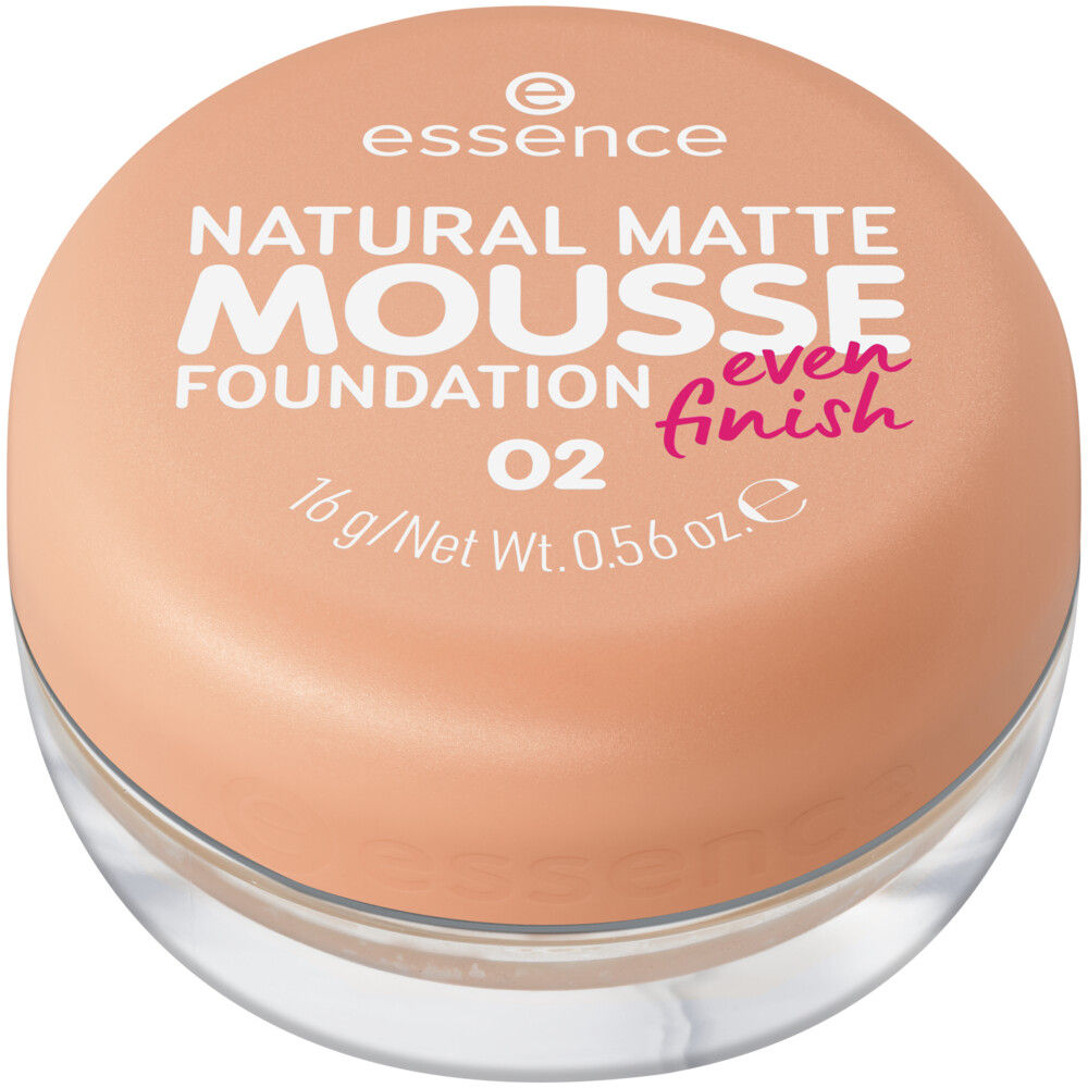 Essence Natural Matte Mousse Foundation 02 16 gr