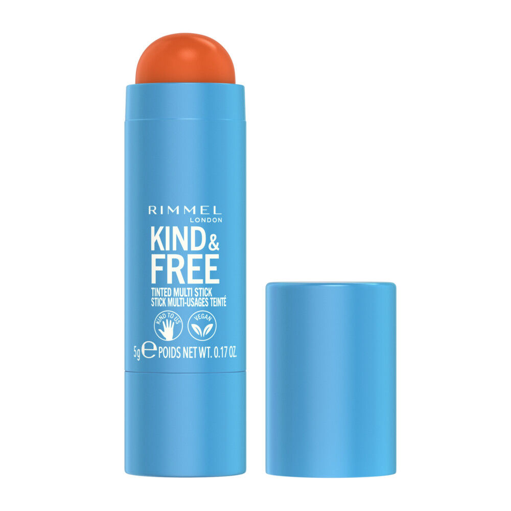 Rimmel Kind&Free Multi Stick Blush en Lipstick Tangerine Dream 004 5 gr