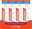 Elmex Anti-Cariës Whitening Tandpasta - 4 x 75ml - Bescherming Tegen Gaatjes