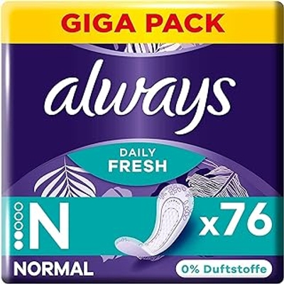 Always Daily Fresh Inlegkruisjes normaal - 76 stuks