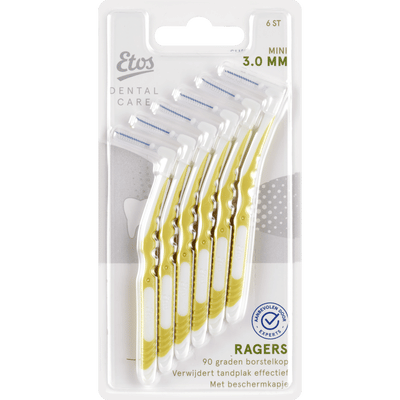 Etos Dental care ragers mini 3mm 6 st