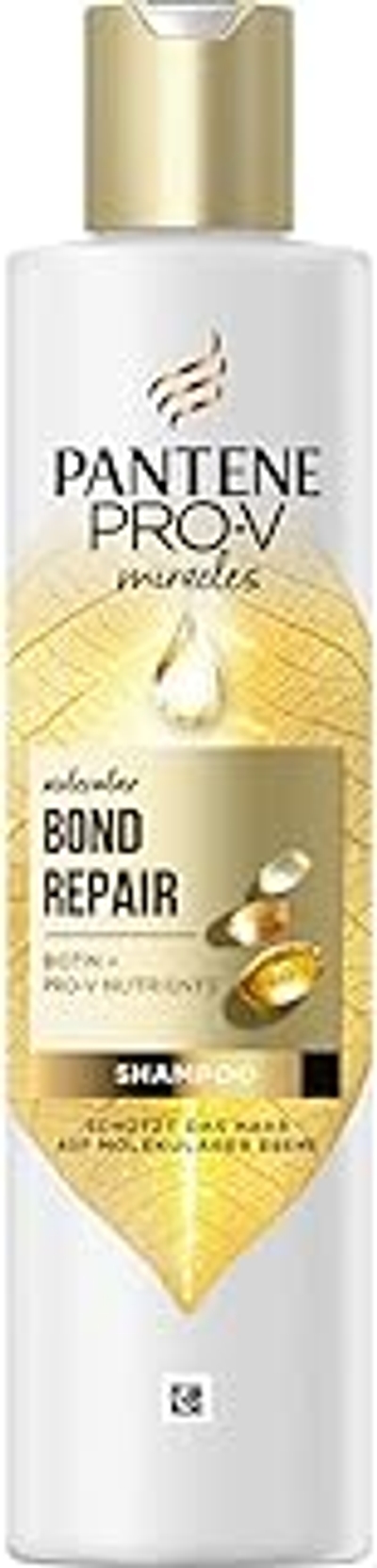 Pantene Pro-V Molecular Bond Repair Shampoo met biotine 250ml. Geconcentreerde formule voor droog, beschadigd haar. Beschermt & laat het haar er zichtbaar gezonder uitzien. Verrijkt met