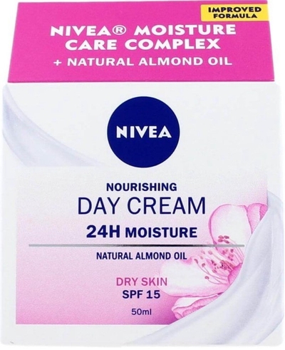 Nivea Dagcreme Natural Almond Oil Droge Huid 50 ml