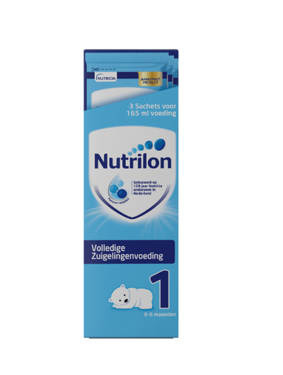 Nutrilon 1 Volledige Zuigelingenvoeding - Flesvoeding Vanaf De Geboorte - 3 x 23g