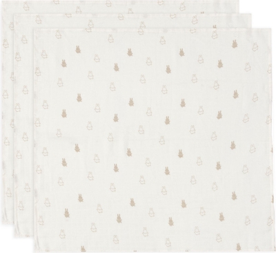 Jollein Hydrofiel Multidoek Basic 70x70cm - White - 3 Stuks