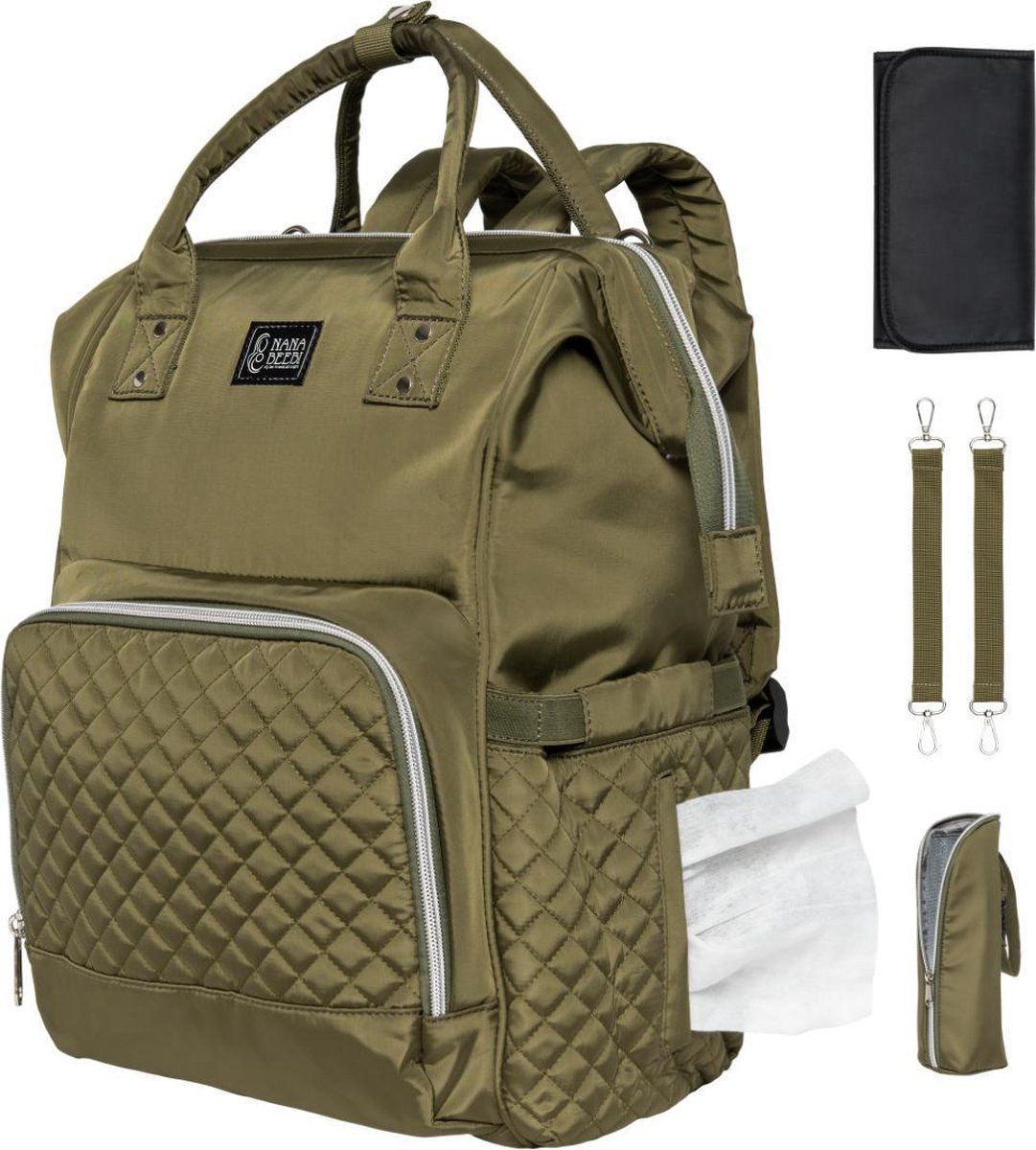 NanaBeebi&trade; Luiertas - Army Green