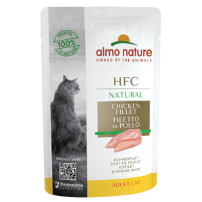 Almo Nature HFC Natural kipfilet natvoer kat (55 g) 12 x 55 g- natvoer katten