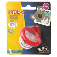 Nuby Fopspeen Natural Flex Kers 6-36m