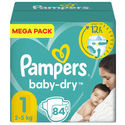 Pampers Baby Dry  luiers maat 1 - 84 stuks