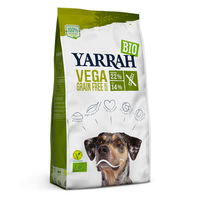 Yarrah Dog Bio Vega Ultra Sensitive Tarwevrij 10 kg - hondenbrokken