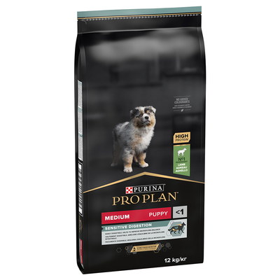 2x12kg Medium Puppy Lam & Rijst Optidigest Pro Plan Hondenvoer - hondenbrokken