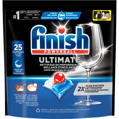 Finish Regular vaatwastabletten  - 25 wasbeurten
