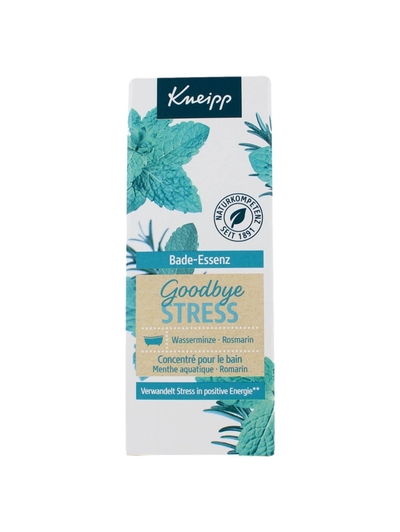 Kneipp badolie Goodbye Stress - 100 ml - watermunt & rozemarijn - Bade-Essenz Wasserminze & Rosmarin - Watermint & Rosemary - Ontspannend en kalmerend effect
