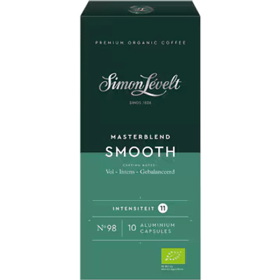 Simon Lévelt Masterblend Smooth Gemalen Koffie in Capsules 10 Stuks 57g