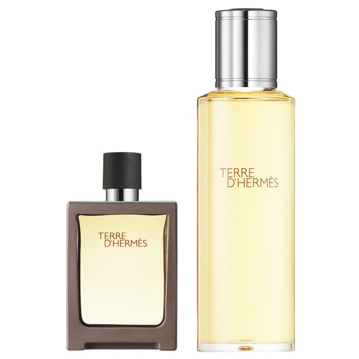 Terre d'Hermes eau de toilette spray 30 ml + 125 ml navulling