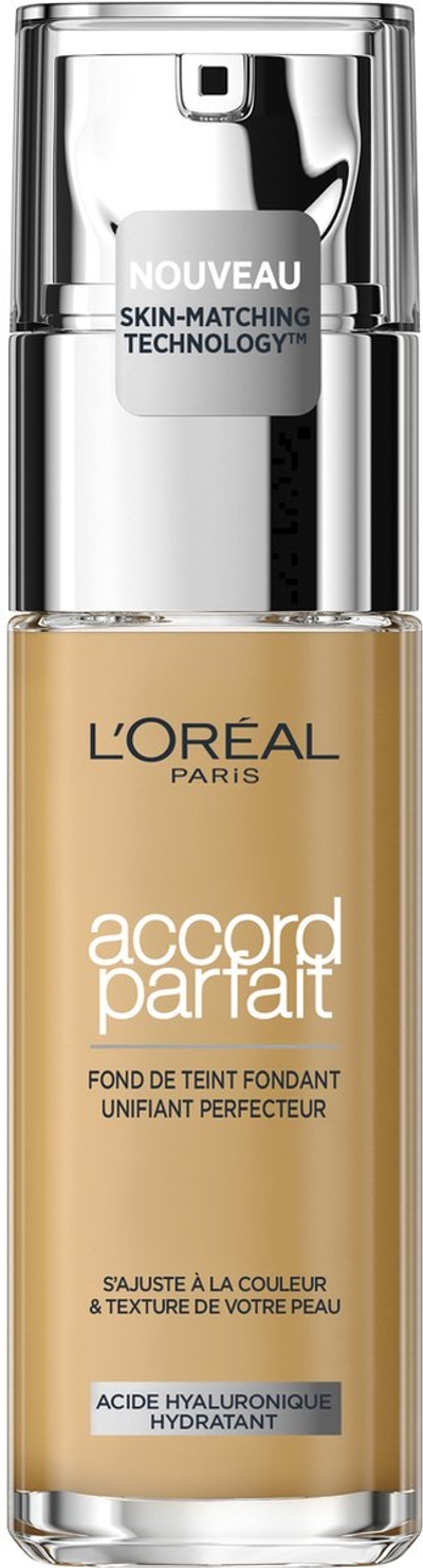 L?Oréal Paris - Accord Parfait Foundation - 3D/W - Natuurlijk Dekkende Foundation met Hyaluronzuur en SPF 16 - 30 ml