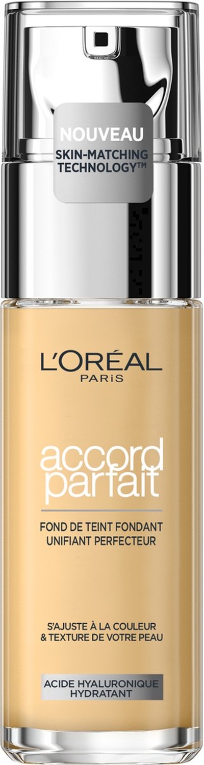 L?Oréal Paris - Accord Parfait Foundation - 1R/C - Natuurlijk Dekkende Foundation met Hyaluronzuur en SPF 16 - 30 ml