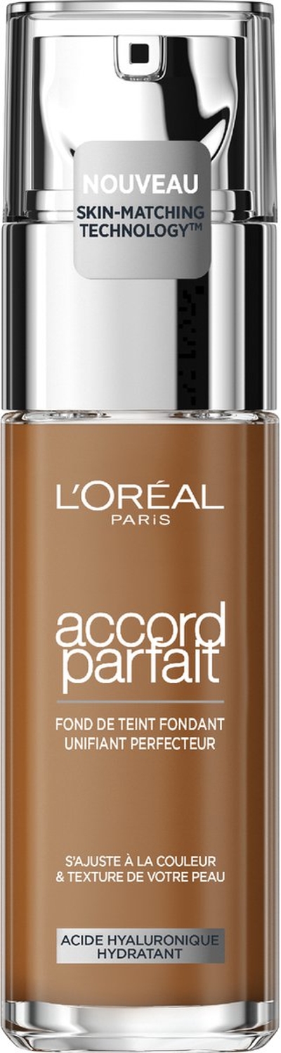L?Oréal Paris - Accord Parfait Foundation - 8R/C - Natuurlijk Dekkende Foundation met Hyaluronzuur en SPF 16 - 30 ml