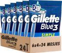 Gillette Blue wegwerpmesjes - 24 stuks