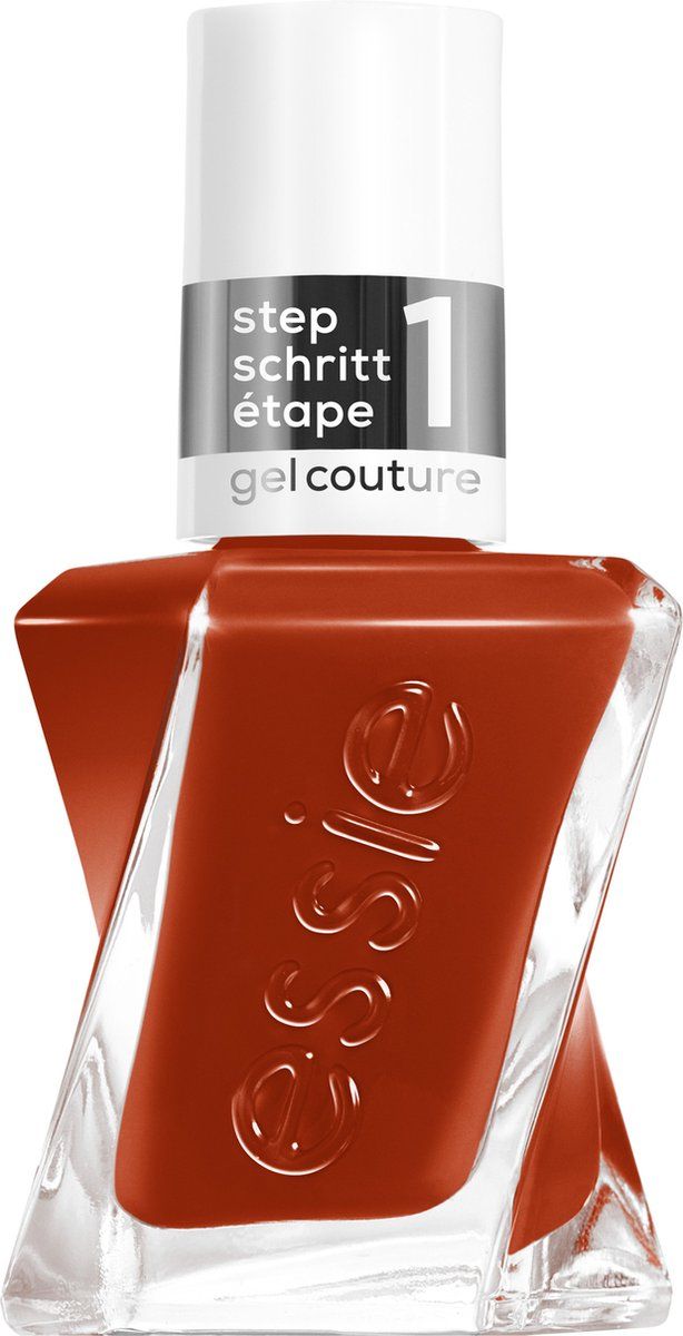 essie Gel Couture nagellak - 252 fab florals - oranje gelnagellak zonder UV-lamp - voor je eigen gelmanicure thuis - tot wel 15 dagen glanzend - oranje - 13,5ml