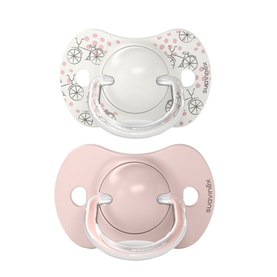 Suavinex A Walk In The Park Reversible Duo Nude 0-6m 2 stuks Silicone Fopspenen SXSAP1083188
