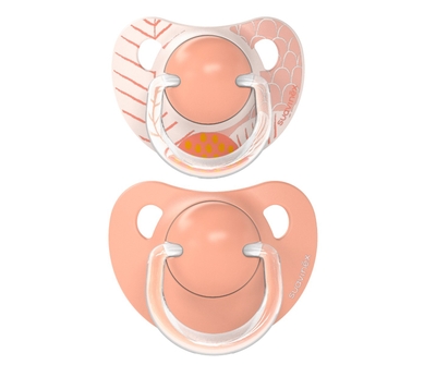 Suavinex Dreams Flat Duo Pink 18m+ 2 stuks Silicone Fopspenen SXSDA3083270