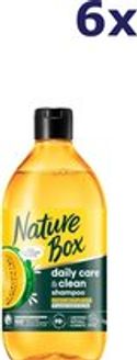 6x Nature Box Shampoo 385ml Daily Care & Clean Melon