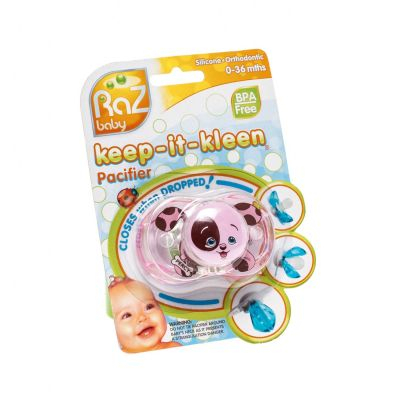 RaZ Baby Keep-It-Kleen Fopspeen Pink Puppy | 1 stuk