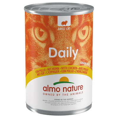 6x400g Kip Almo Nature Daily Menu Kattenvoer - natvoer katten