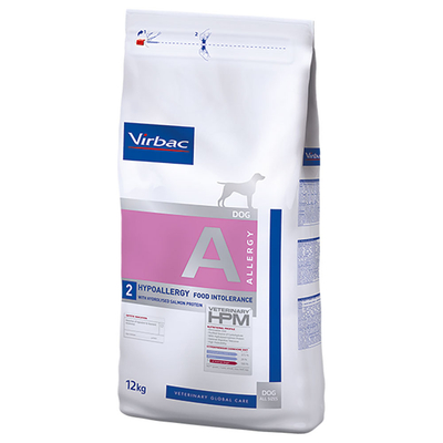 2x12kg Virbac Vet HPM Dog Allergy A2 Hondenvoer - hondenbrokken