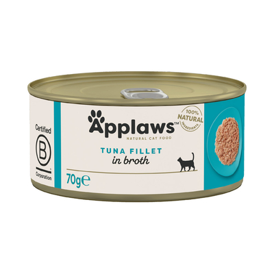 Applaws Voordeelpakket 24 x 70 g Kattenvoer - Tonijnfilet - natvoer katten