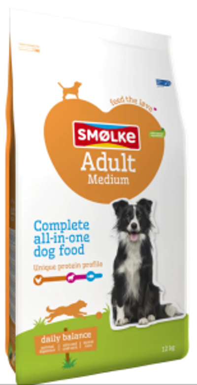 Smolke Medium Adult, 2 x 12 kg - hondenbrokken