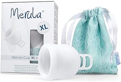 Merula Cup XL ice transparant menstruatiecup - 1 stuks