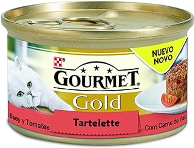 PURINA GOURMET GOLD Tartelette Boeuf en tomaten - 90 g - natvoer katten